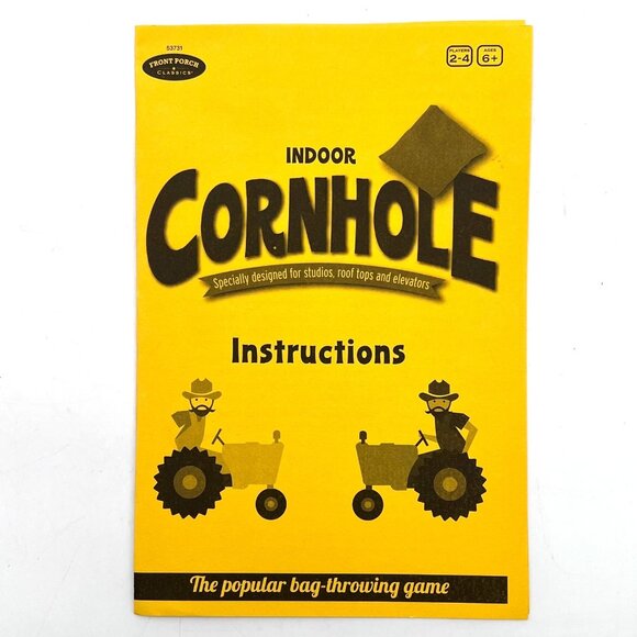 Indoor Cornhole Game Front Porch Classics Bag Throwing Fun For Kids & Adults New - Picture 8 of 13